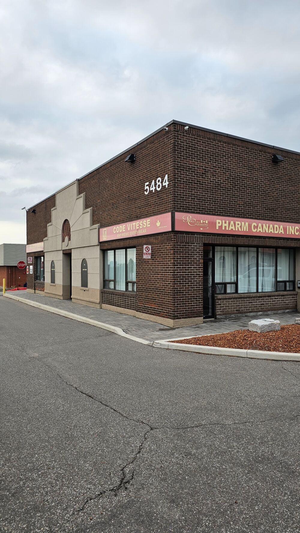 Side exterior view of the building