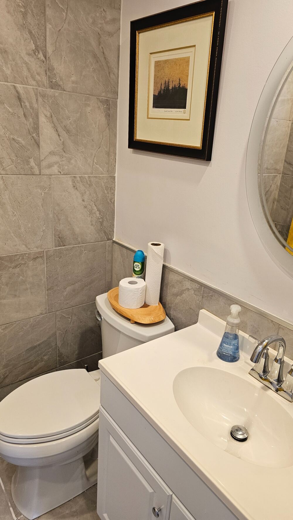 Lower level washroom, view 2